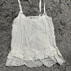 2000s Coquette Fairy Blouse Tank Size S by Cute Option